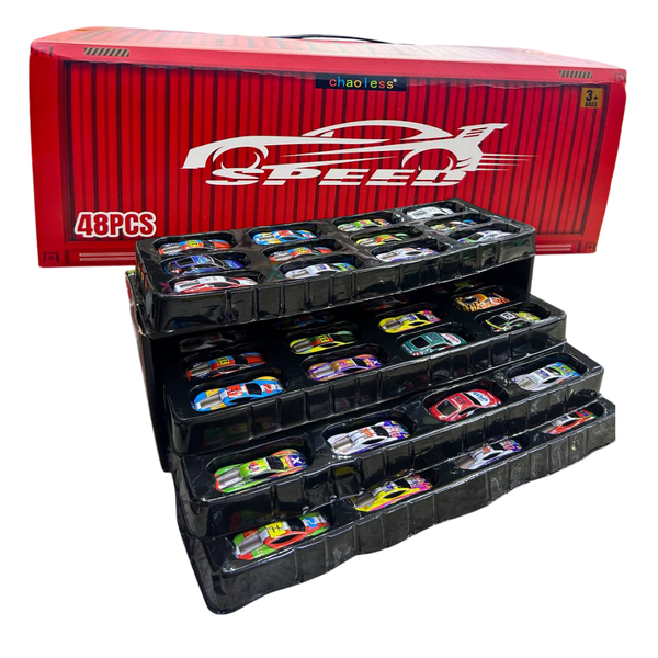 Children's Gift Box Set Mini Car Toy Collection - 48 Pcs