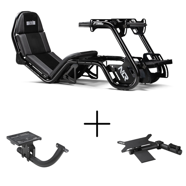 Next Level Racing F-GT Pro Formula and GT Racing Simulator Cockpit Bundle