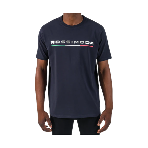 Rossimoda Mens Antonio Short Sleeve Tee - Navy