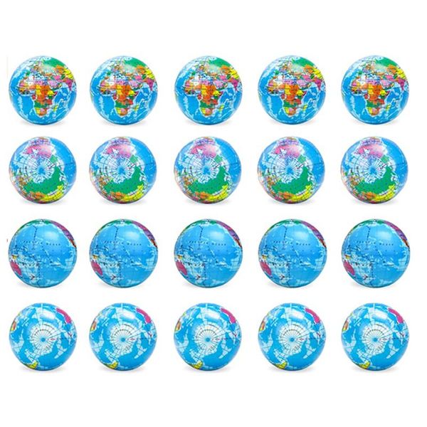 20 Pack Earth Stress Balls 2 5 Inches Earth Theme Squeeze Balls
