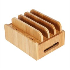 Mobile Phone Flat Bracket Multi-Device Charging Station Organizer