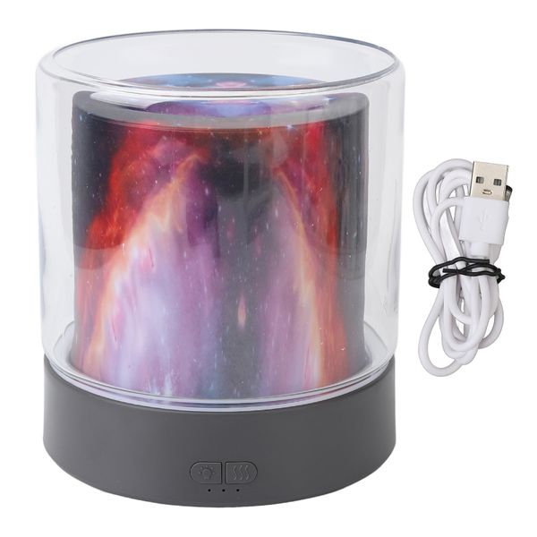 300ml Flame Aroma Diffuser with Starry Night Light