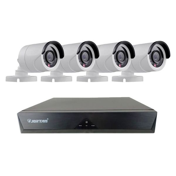 Jortan 4 Channel AHD 1080P CCTV Camera Surveillance Kit