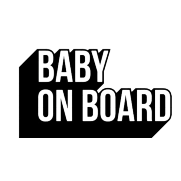 Baby on Board Sign Decal Sticker -Bob 003