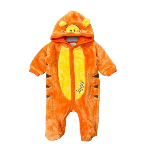 Disney Tigger Fleece Hooded Onesies/Sleepsuit/Grow