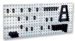 Raaco (109659) Wall Panel, 44 Clips, Steel