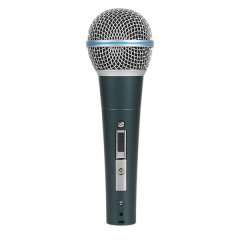 Metal Dynamic Microphone Wired Microphone Dark Blue 6.5mm Big