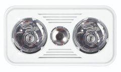 Eurolux - Bathroom Heater - Appliances - 2 Lamps - White