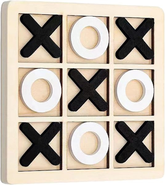 Wooden Tic Tac Toe Game