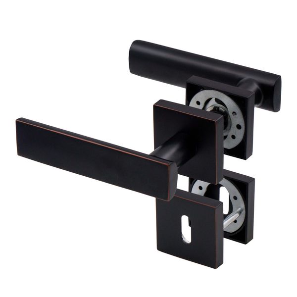 Sanlic Jaguar Pro Designer Series BARCELONA KW Handles Black &amp; Rose Gold