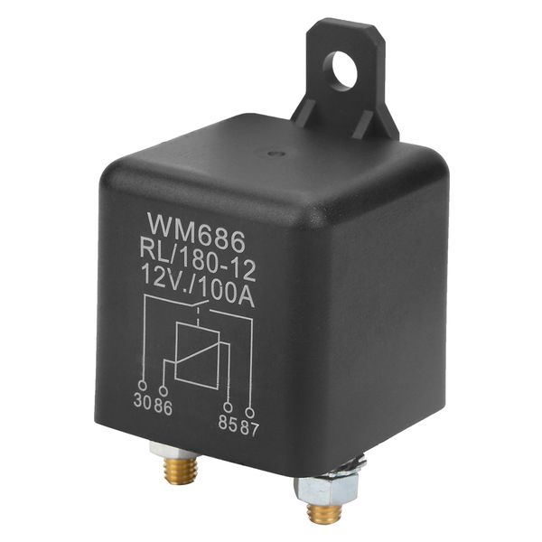 Heavy Duty 100A Starter Relay for Car Battery ON/OFF Control 12V