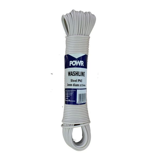 Wash Line Steel PVC Coat 15mt