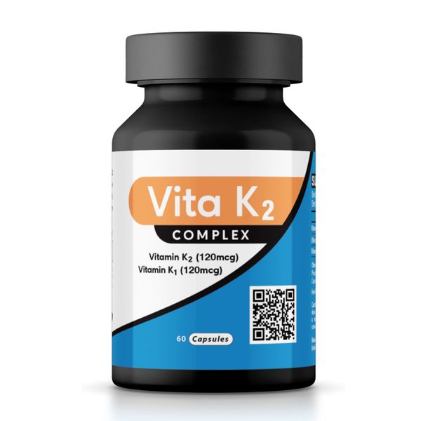 Vita K2 Complex - Vitamin K2 (MK7) 120mcg - Vitamin K1 120mcg