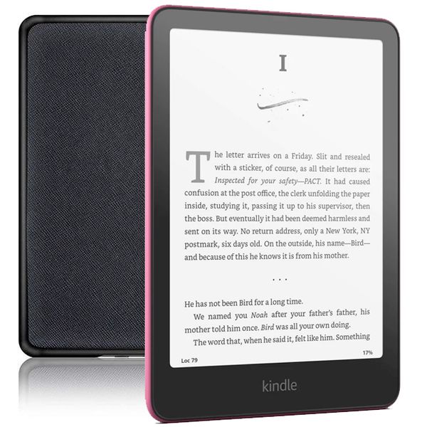 Amazon Kindle Paperwhite 7" 16GB S/O (12th Gen 2024) Raspberry With Cover