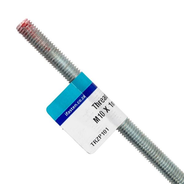 Ifasten Threaded Rod M10 Zink Plated 10Mm X 1000Mm - 2 Pack