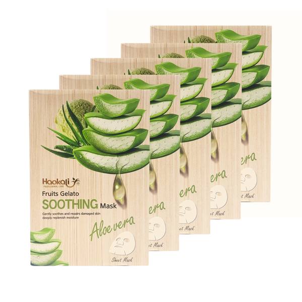 Soothing Aloe Vera Sheet Mask - 5 Pack