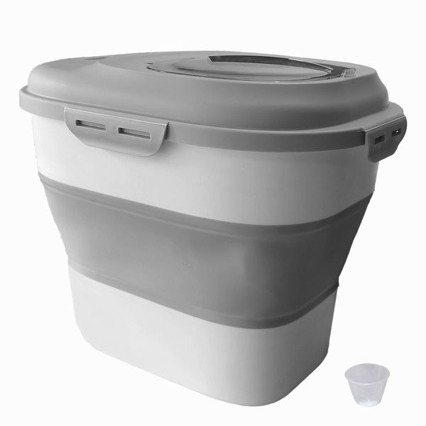 Large Foldable Grain Dry Food Pet Food Storage Container