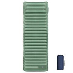 JS Portable Camping Mat Inflatable Camping Mat with Pillow - Orange