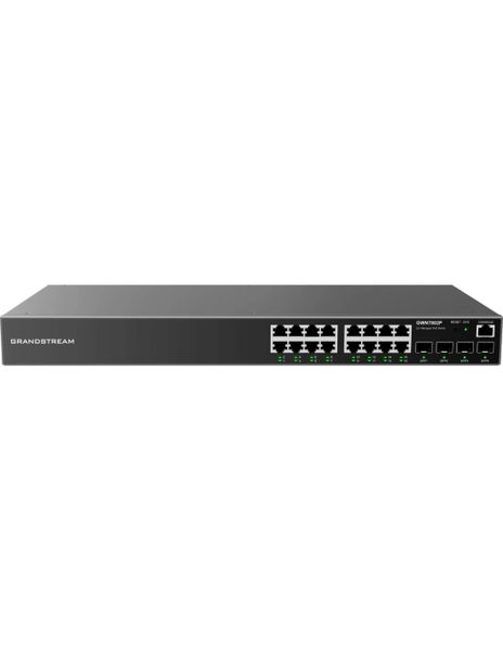 Grandstream Enterprise L2 16 port Managed GbE PoE+ Switch 240W