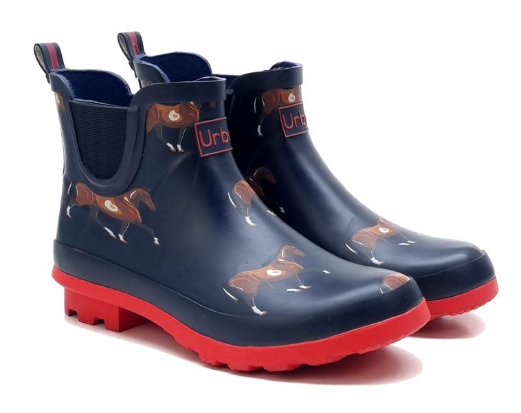 Urban - Rain Horse Print Chelsea Boot