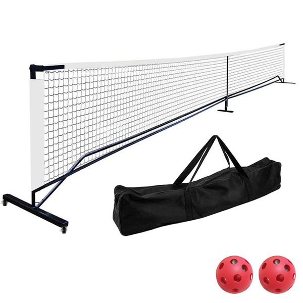 MIkaco - Outdoor Portable Pickleball Net Set with Carry Bag