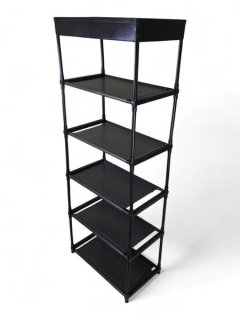 5-Tier Multifunctional Shoe Rack with Top Storage Basket - Holds 10 Pairs