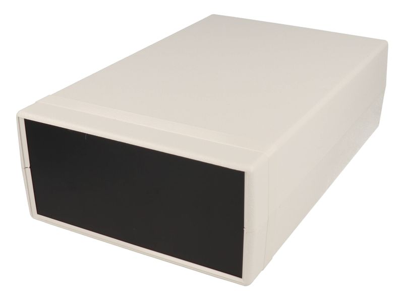 1598GSGYPBK Polystyrene Instrument Enclosure 250x160x76mm Black