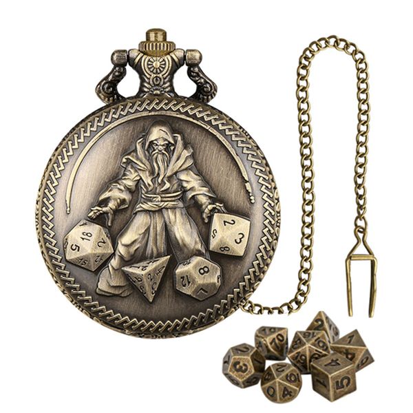 7-Piece Mini Metal DND Dice Set Board Games D&amp;D Accessory