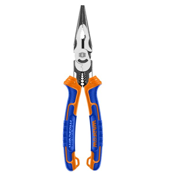 Wadfow - 6 in 1 Cr-V Steel Multi-Function Long Nose Pliers (200mm)
