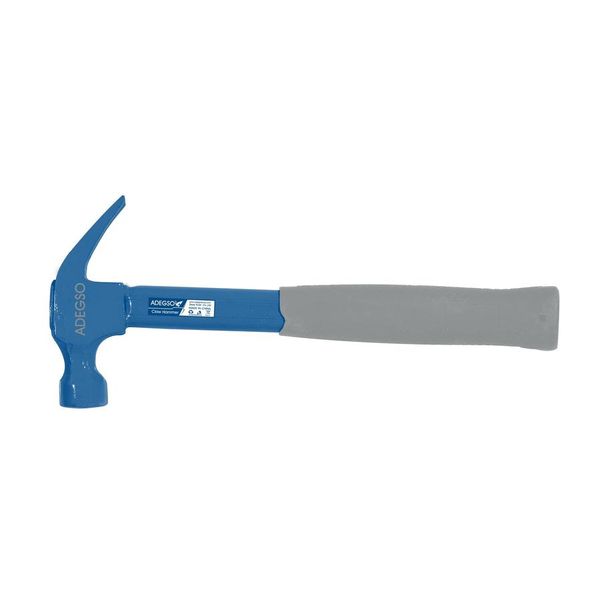 Adegso Claw Hammer 250G Wit Rubber Handle - 3 Pack