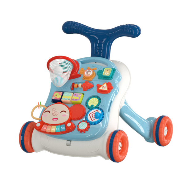Baby Walker Stand Learning Removable Play Panel Weight Gain Design Walking
