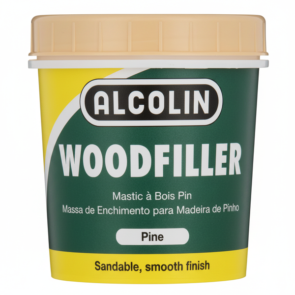 Alcolin Wood Filler 200g Pine - Fast-Setting, Water-Based Repair