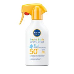 NIVEA SUN Kids Sensitive Trigger SPF50+ Sunscreen, Sun Protection, 270ml