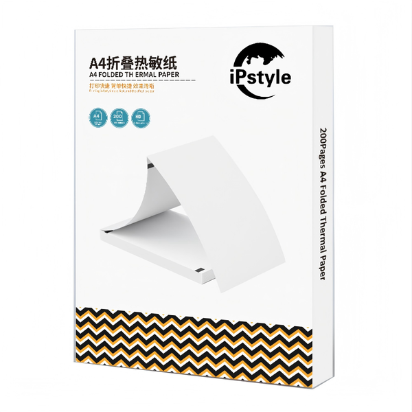 IPSTYLE 200 Sheets A4 Thermal Paper, Foldable for Printers