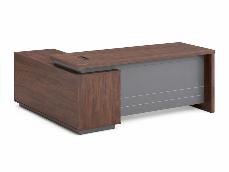 Lincoln Modern L-Shaped Executive Desk