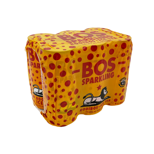 BOS Sparkling Tropical Can - 6 x 300ml