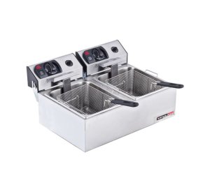 Anvil Fish Fryer - Double Pan (Electric) - 2 x 5Lt