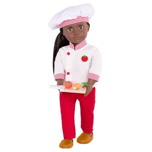 Our Generation Pro Doll Chef Chantal - 18 Inch Black Hair