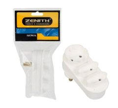 Bulk Pack x 5 Plug-adaptor Euro 1x Shuko 2x5 Amp Zenith
