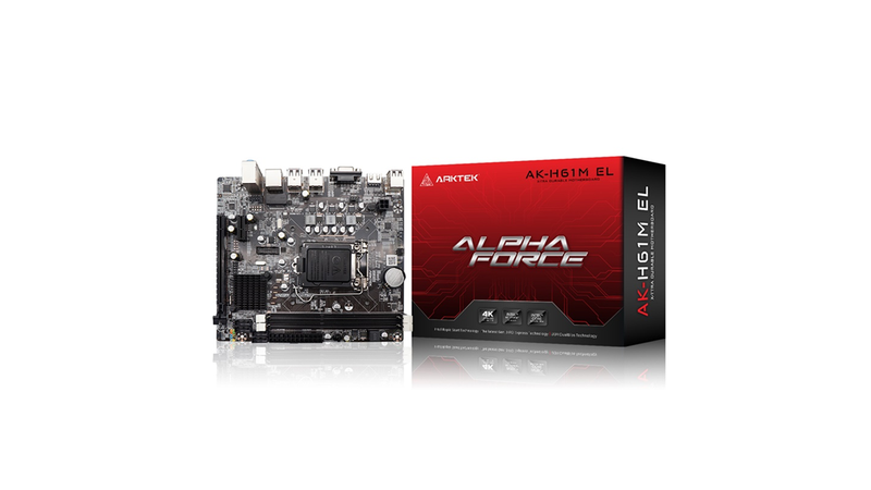 Arktek Intel H61 Socket LGA1155 Dual Channel DDR3 Motherboard