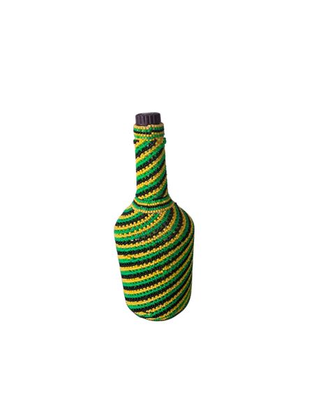 Hand Made Green-Yellow Urn