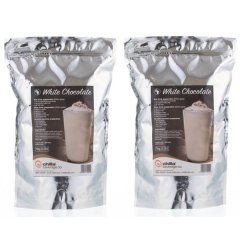 Chilla - Pack of 2 - Decadent White Chocolate Powder 1kg