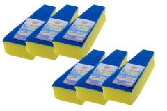 Wedge Scrub Sponge Bundle - 6 pc