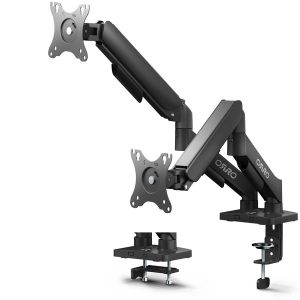 ORRO Home Gen 2 - Dual Monitor Arm Mount - Premium Vesa Screen Stand Riser
