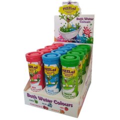 FiZZLeS Colourful Bath Magic for Kids - 12 Pack Assorted