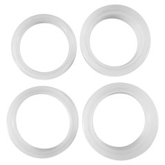 4 Piece Silicone Mold Round for Curve Bangle Bracelet Jewelry Making DIY