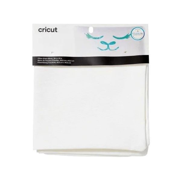 Cricut Blank Smooth Pillow Case 45.7 x 45.7 cm - White 2007485