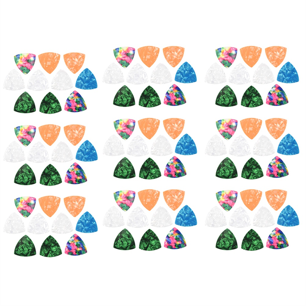 40PCS Guitar Picks, 0.46mm 0.71mm 0.81mm 0.96mm Thickness Celluloid Guitar