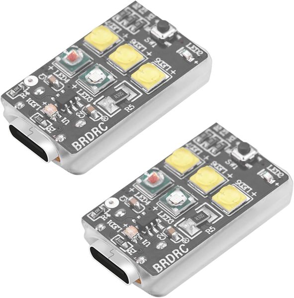 2PCS Drone Strobe Night Light Compatible With DJI Air, LED Lighting Lamp 6g