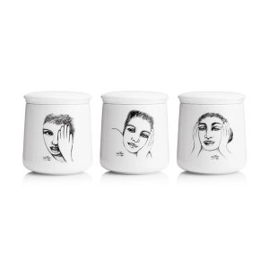 Carrol Boyes Canister Set of 3 - Sketchbook Mix
